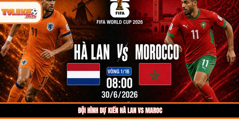 Soi kèo Hà Lan vs Maroc, 08:00 ngày 30/06 – Cuộc đấu cân não Đội hình dự kiến Hà Lan vs Maroc